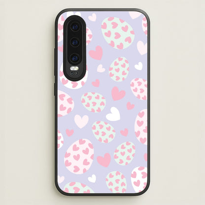 Heart Easter Eggs Pattern  - Easter Phone Case for Huawei P30