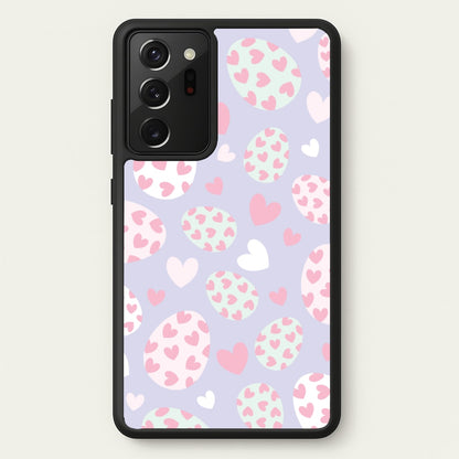 Heart Easter Eggs Pattern  - Easter Phone Case for Galaxy Note 20 Ultra