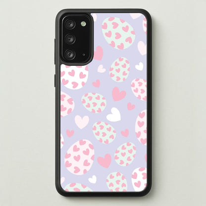 Heart Easter Eggs Pattern  - Easter Phone Case for Galaxy Note 20
