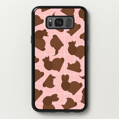 Chocolate Easter Bunny Pattern  - Easter Phone Case for Galaxy S8
