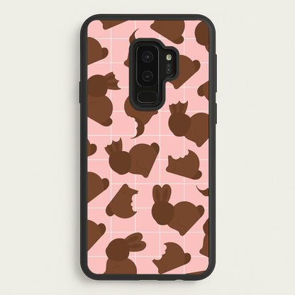 Chocolate Easter Bunny Pattern  - Easter Phone Case for Galaxy S9 Plus