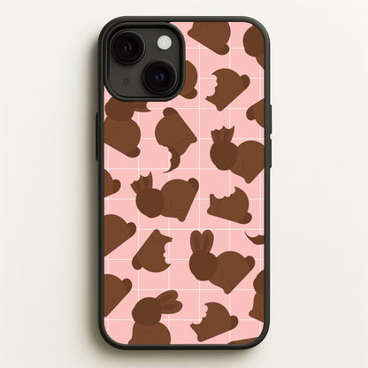 Chocolate Easter Bunny Pattern  - Easter Phone Case for iPhone 13