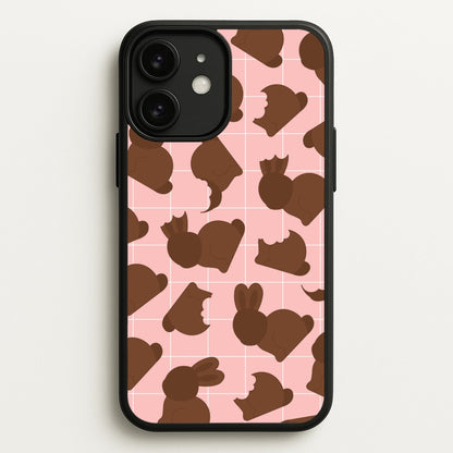 Chocolate Easter Bunny Pattern  - Easter Phone Case for iPhone 11