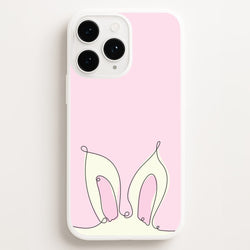 Outline Bunny Ears  - Easter Phone Case for iPhone 16 Pro Max