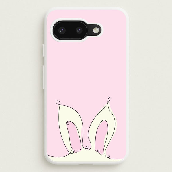 Outline Bunny Ears  - Easter Phone Case for Google Pixel 9a