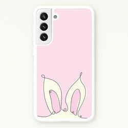 Outline Bunny Ears  - Easter Phone Case for Galaxy S21 Plus