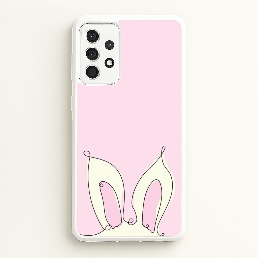 Outline Bunny Ears  - Easter Phone Case for Galaxy A52 / A52s