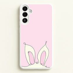 Outline Bunny Ears  - Easter Phone Case for Galaxy A36