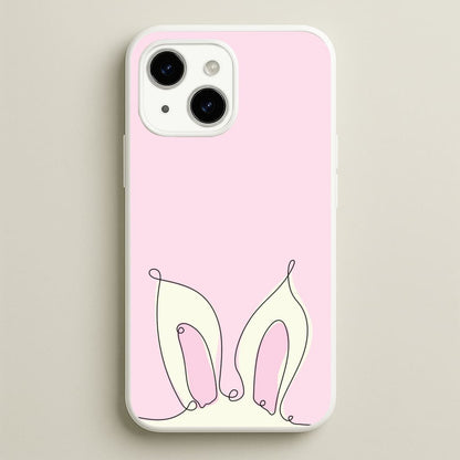 Outline Bunny Ears  - Easter Phone Case for iPhone 15 Plus