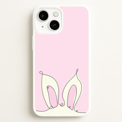 Outline Bunny Ears  - Easter Phone Case for iPhone 13