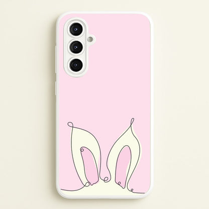 Outline Bunny Ears  - Easter Phone Case for Galaxy A16