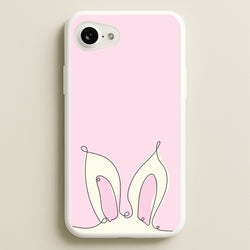 Outline Bunny Ears  - Easter Phone Case for iPhone 16e