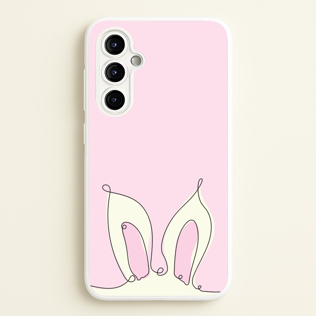 Outline Bunny Ears  - Easter Phone Case for Galaxy A54