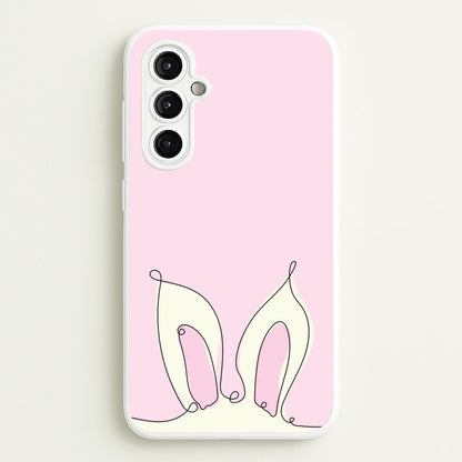 Outline Bunny Ears  - Easter Phone Case for Galaxy A14