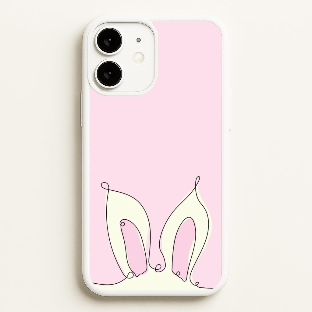 Outline Bunny Ears  - Easter Phone Case for iPhone 11