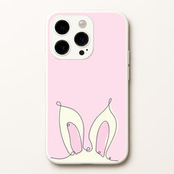 Outline Bunny Ears  - Easter Phone Case for iPhone 15 Pro