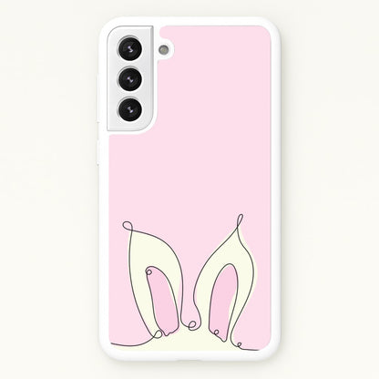 Outline Bunny Ears  - Easter Phone Case for Galaxy S22