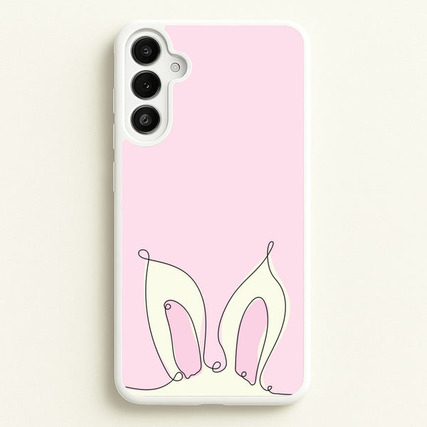 Outline Bunny Ears  - Easter Phone Case for Galaxy A34
