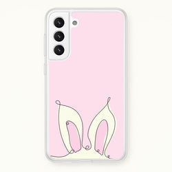 Outline Bunny Ears  - Easter Phone Case for Galaxy S22 Plus
