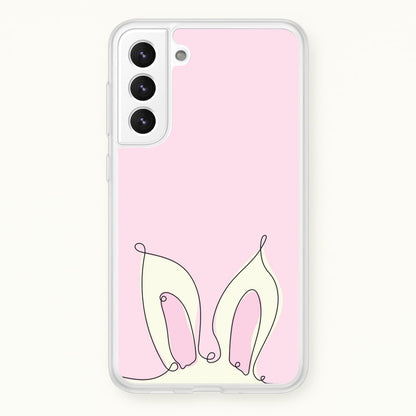 Outline Bunny Ears  - Easter Phone Case for Galaxy S22 Plus