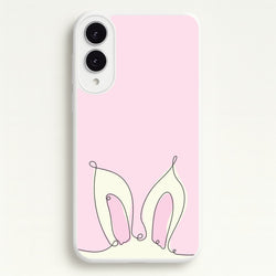 Outline Bunny Ears  - Easter Phone Case for Galaxy S25 Edge
