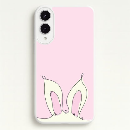 Outline Bunny Ears  - Easter Phone Case for Galaxy S25 Edge