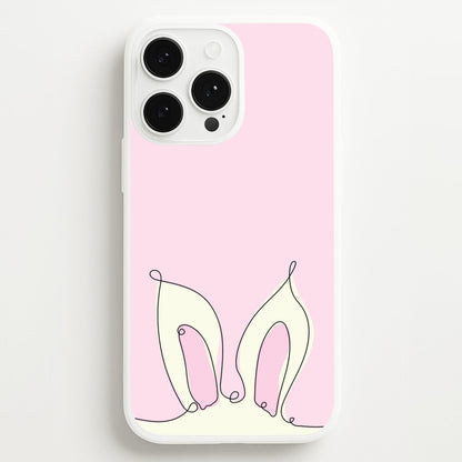 Outline Bunny Ears  - Easter Phone Case for iPhone 13 Pro Max