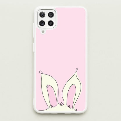Outline Bunny Ears  - Easter Phone Case for Galaxy A12