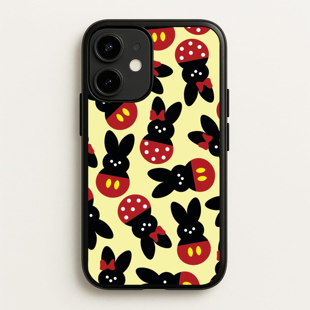 Mouse Peeps Pattern  - Easter Phone Case for iPhone 12 Mini