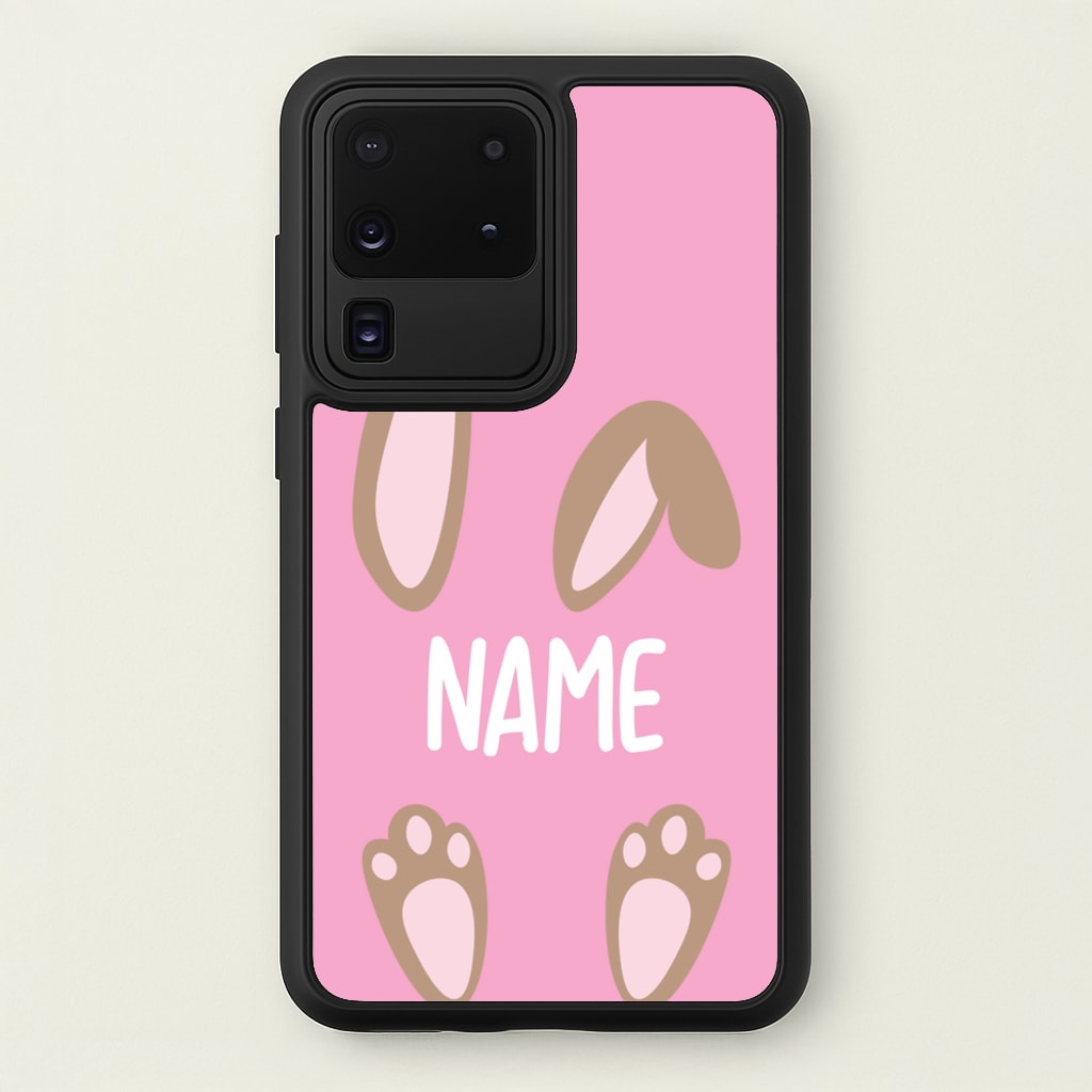 Brown Bunny Personalised  - Easter Phone Case for Galaxy S20 Ultra