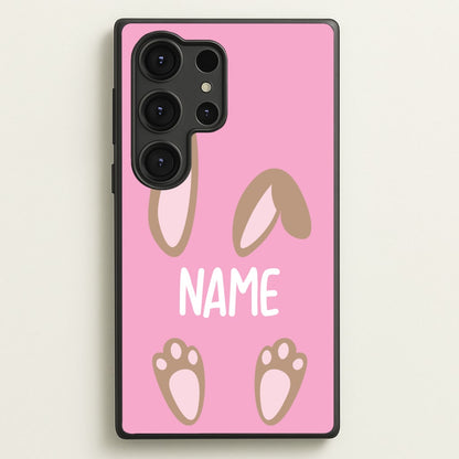 Brown Bunny Personalised  - Easter Phone Case for Galaxy S25 Ultra