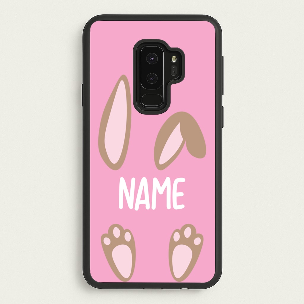 Brown Bunny Personalised  - Easter Phone Case for Galaxy S9 Plus