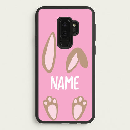 Brown Bunny Personalised  - Easter Phone Case for Galaxy S9 Plus