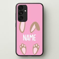 Brown Bunny Personalised  - Easter Phone Case for Galaxy A35