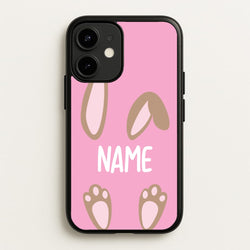 Brown Bunny Personalised  - Easter Phone Case for iPhone 12 Mini