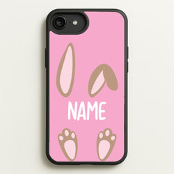 Brown Bunny Personalised  - Easter Phone Case for iPhone 6 Plus / 7 Plus / 8 Plus