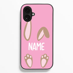 Brown Bunny Personalised  - Easter Phone Case for iPhone 16 Plus