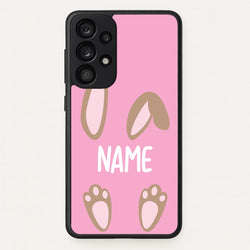 Brown Bunny Personalised  - Easter Phone Case for Galaxy A33