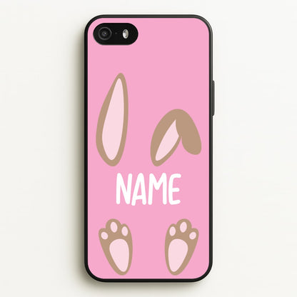 Brown Bunny Personalised  - Easter Phone Case for iPhone 5 / 5s / SE 2016