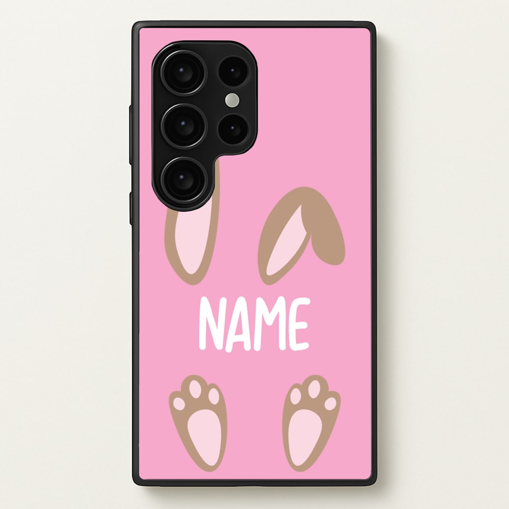 Brown Bunny Personalised  - Easter Phone Case for Galaxy S24 Ultra