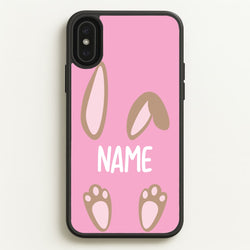 Brown Bunny Personalised  - Easter Phone Case for iPhone XS Max