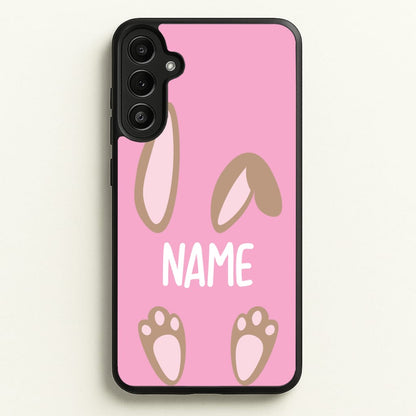 Brown Bunny Personalised  - Easter Phone Case for Galaxy A34