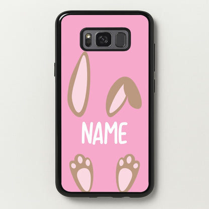 Brown Bunny Personalised  - Easter Phone Case for Galaxy S8