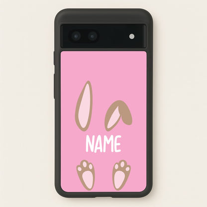 Brown Bunny Personalised  - Easter Phone Case for Google Pixel 7a