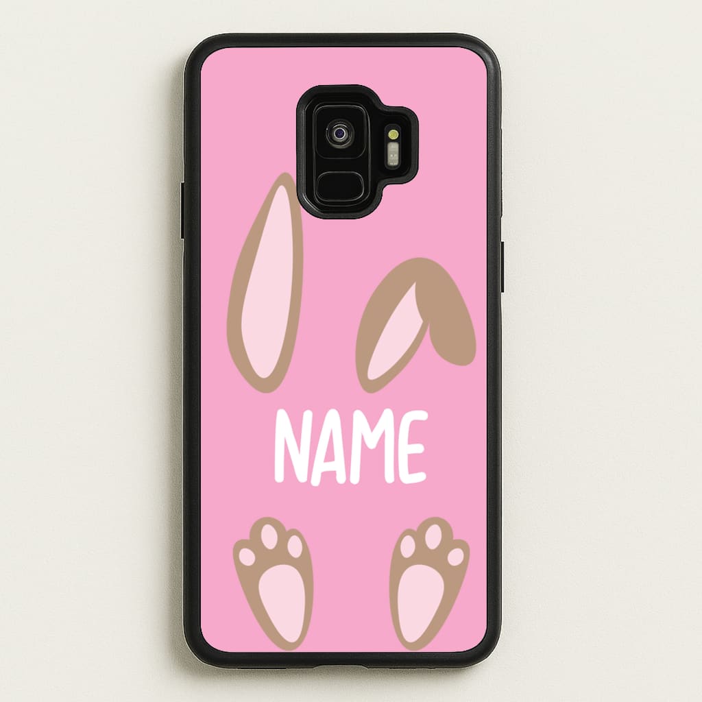Brown Bunny Personalised  - Easter Phone Case for Galaxy S9