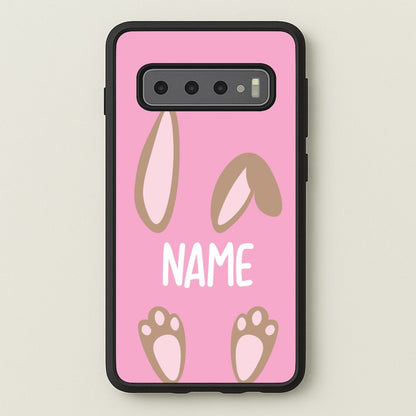 Brown Bunny Personalised  - Easter Phone Case for Galaxy S10