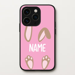 Brown Bunny Personalised  - Easter Phone Case for iPhone 15 Pro