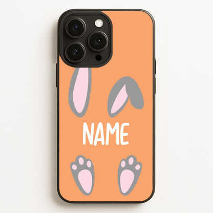 Grey Bunny Personalised  - Easter Phone Case for iPhone 12 Pro Max