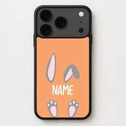 Grey Bunny Personalised Phone Case for iPhone 17 Pro