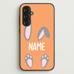Grey Bunny Personalised  - Easter Phone Case for Galaxy S23FE